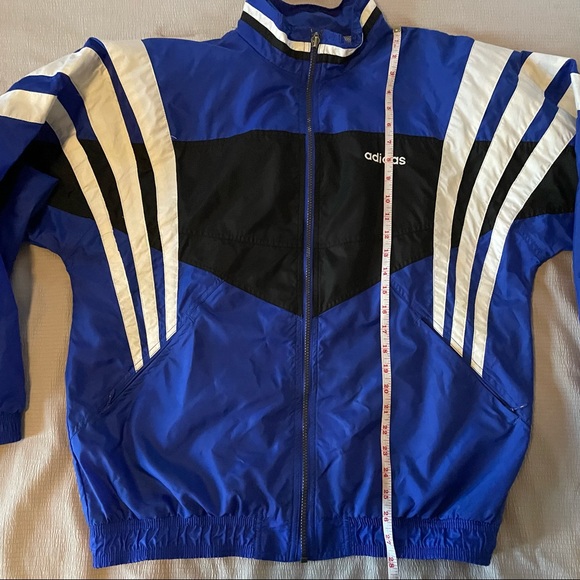 90s Y2K Vintage Adidas Windbreaker Jacket - Picture 6 of 7